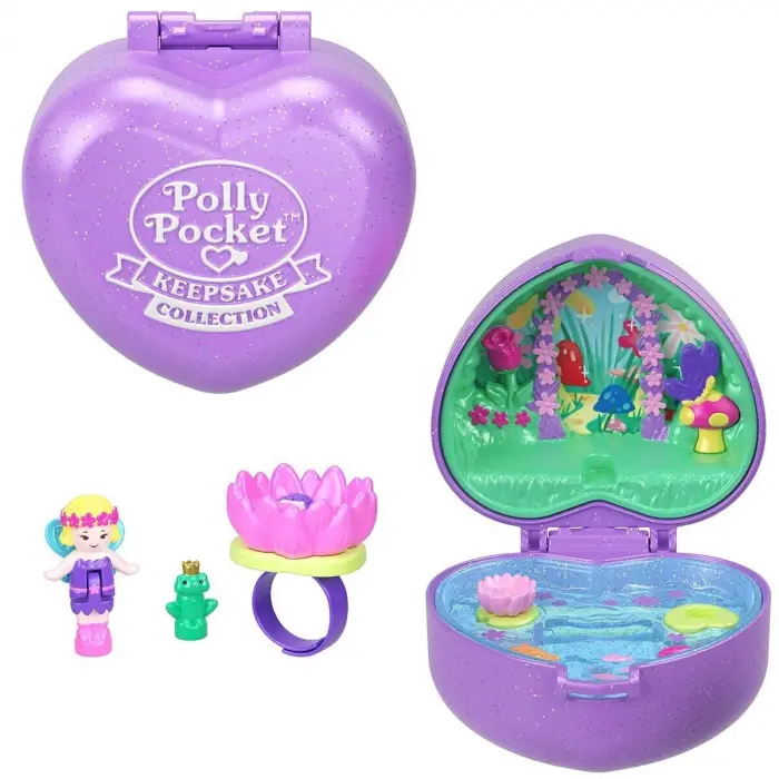 JCB24 Polly Pocket Yüzük Kutusu Oyun Seti