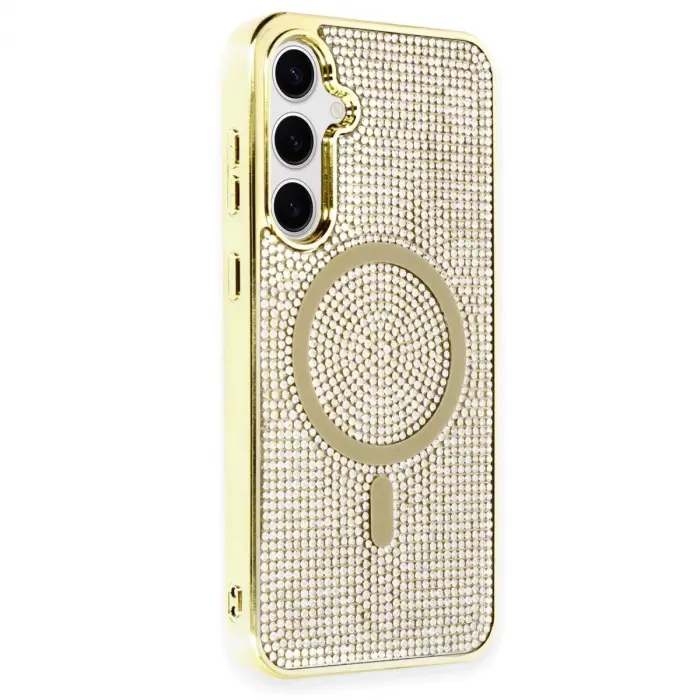 Joko  Galaxy S23 Kılıf Helen Magsafe Kapak - Gold