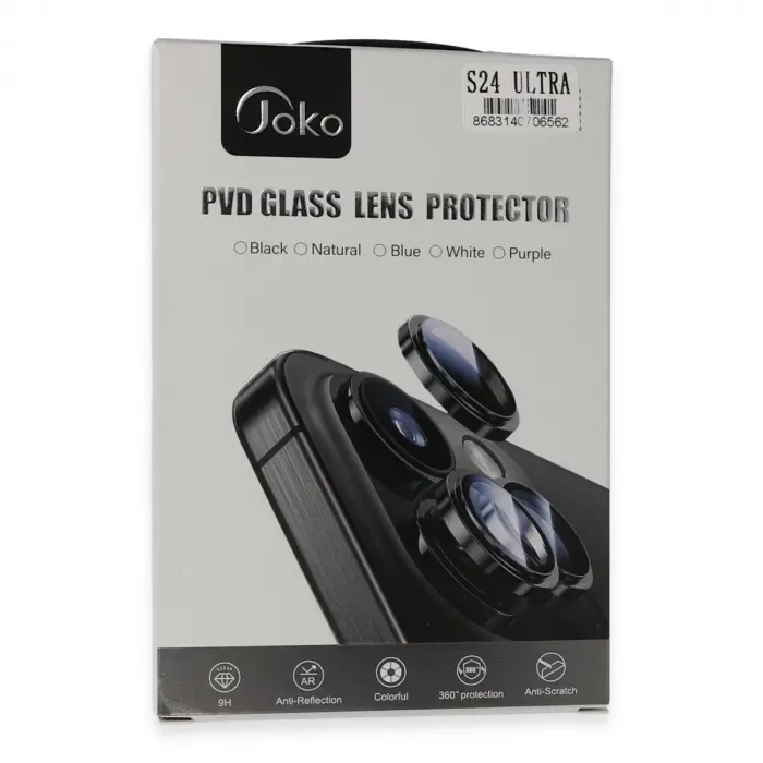 Joko  Galaxy S24 Ultra Pvd Metal Kamera Lens - Derin Mor