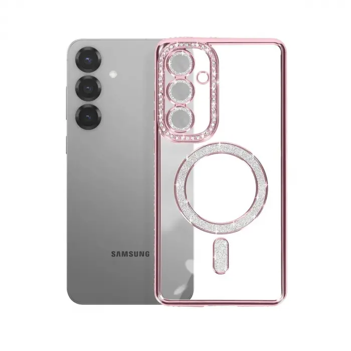 Joko  Galaxy S26 Plus Joke Simli Magneticsafe Kılıf - Pembe