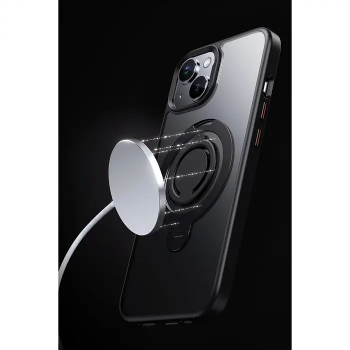 Joko İphone 12 atar 360 Dönen Magsafe Kapak - Siyah