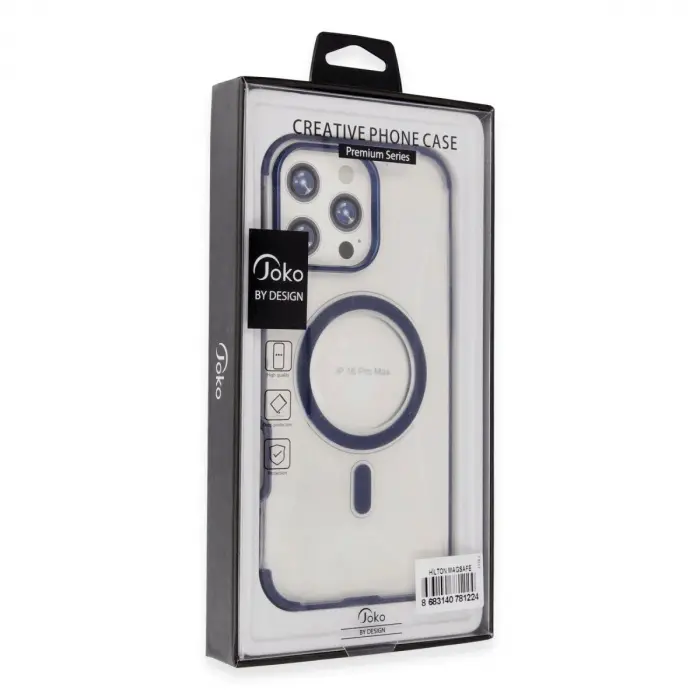 Joko  İphone 14 Pro Max Hilton Magsafe Kapak - Titan Gri