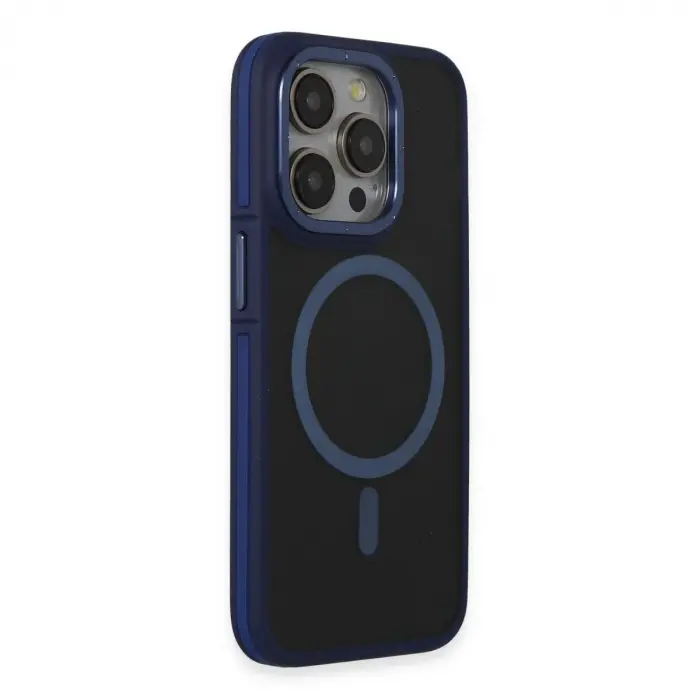 Joko  İphone 14 Pro Max Kılıf Rky Magsafe Kapak - Lacivert