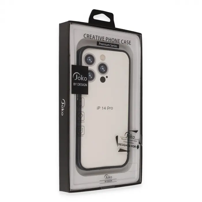Joko  İphone 14 Pro Max Land Bumper Koruma Kapak - Titan Gri