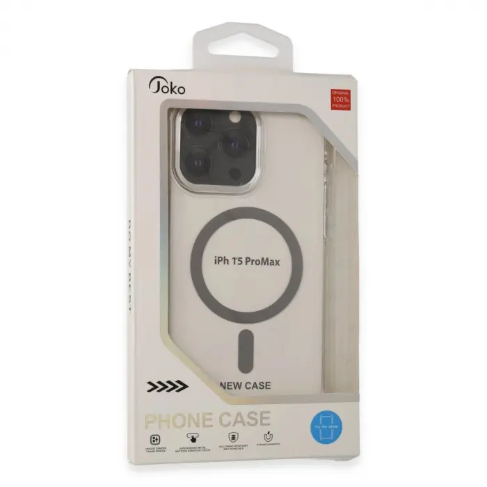 Joko  İphone 15 Pro Max Bubble Magsafe Kapak - Lacivert