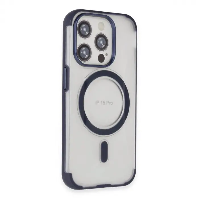 Joko  İphone 15 Pro Max Hilton Magsafe Kapak - Lacivert