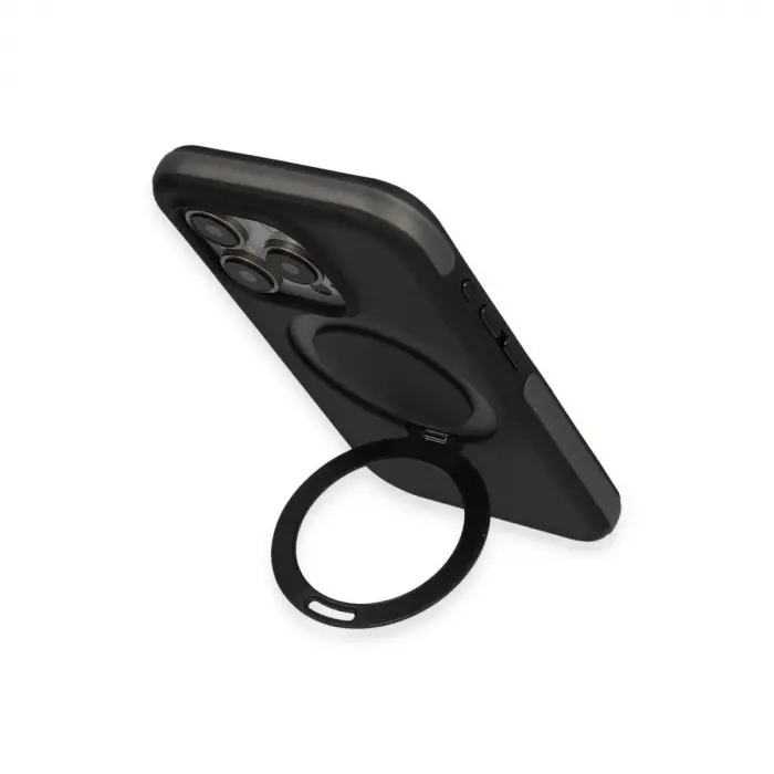 Joko  İphone 15 Pro Max Zorda Airbag Magsafe Standlı Kapak - Siyah