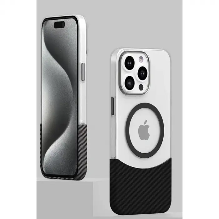 Joko  İphone 16 Pro Carbon Puzzle Magsafe Kapak - Desert