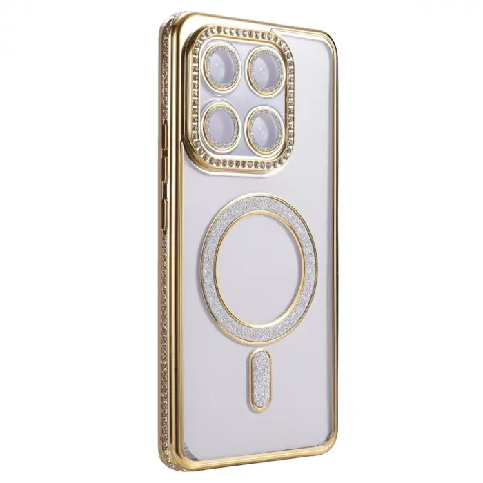 Joko  Mi 15t Pro Joke Simli Magneticsafe Kılıf - Gold