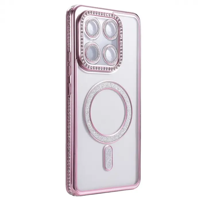 Joko  Mi 15t Pro Joke Simli Magneticsafe Kılıf - Pembe