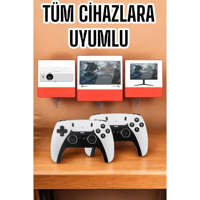 Joystick Çift Kollu Oyun Kolu Retro Oyun Yüksek Çözünürlüklü 3D Game