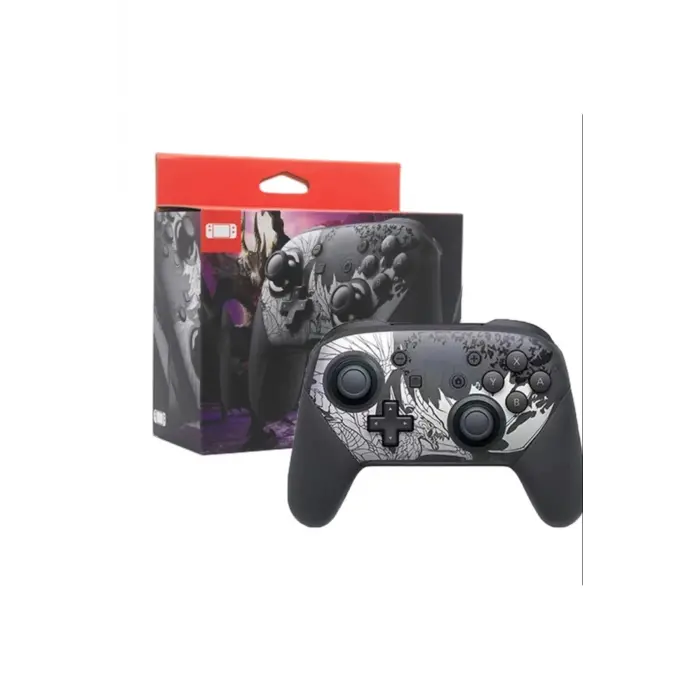 Joystick siyah Bluetooth bağlantılı Nintendo Switch uyumlu kablosuz gamepad oyun kolu