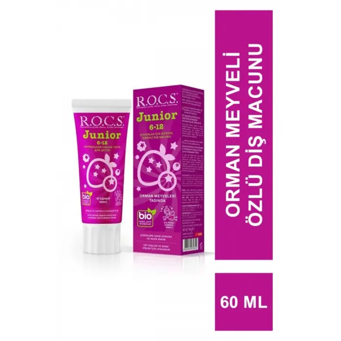 .Junior Diş Macunu 6-12 Yaş 60 ml Orman Meyveleri