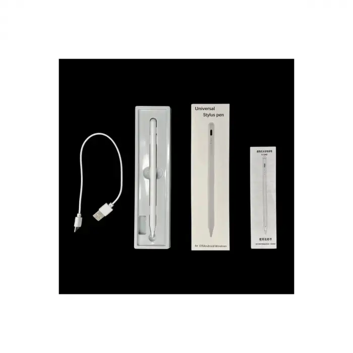 K2260 Ios Ve Android Uyumlu Universal Dokunmatik Stylus Kalem - Beyaz