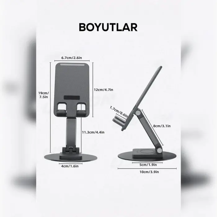 Kablo Geçirilebilir Telefon Tutucu