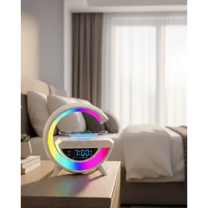 Kablosuz Bluetooth Hoparlör RGB Aydınlatmalı Çoklu Medya Destekli