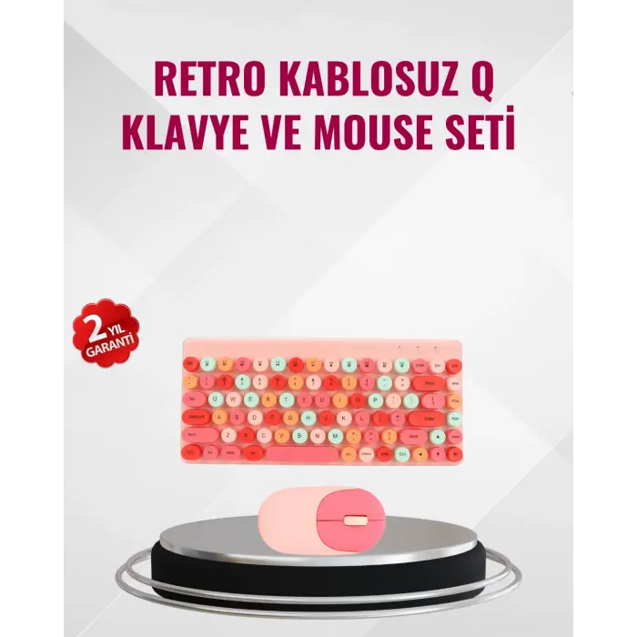 Kablosuz Bluetooth Klavye – Çoklu Cihaz Desteği Akıllı Güç Tasarrufu