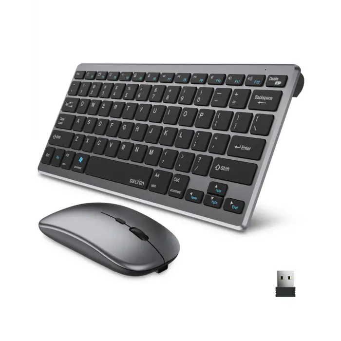 Kablosuz Bluetooth Klavye Mouse Seti Şarjlı Tablet Laptop Uyumlu
