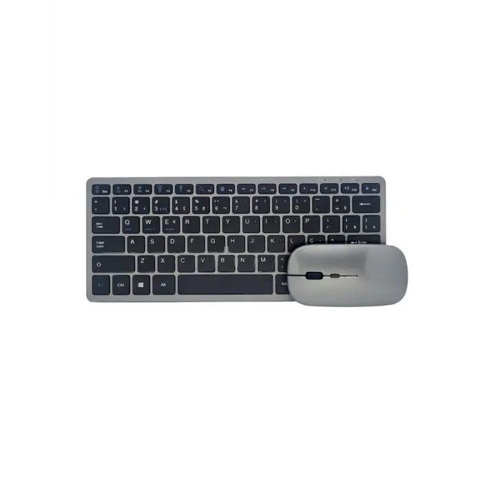 Kablosuz Bluetooth Klavye Mouse Seti Şarjlı Tablet Laptop Uyumlu