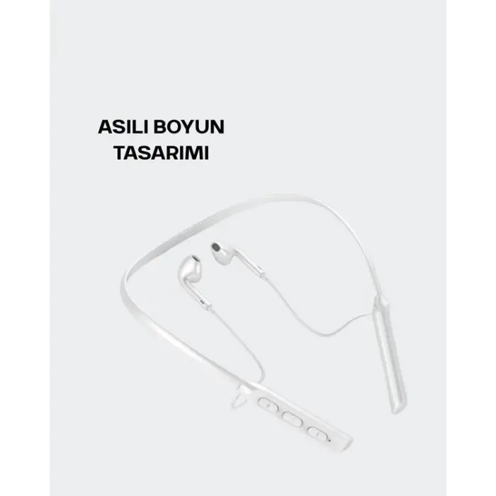 Kablosuz Bluetooth Kulaklık – Boyun Askılı 100 Saat Pil Ömrü