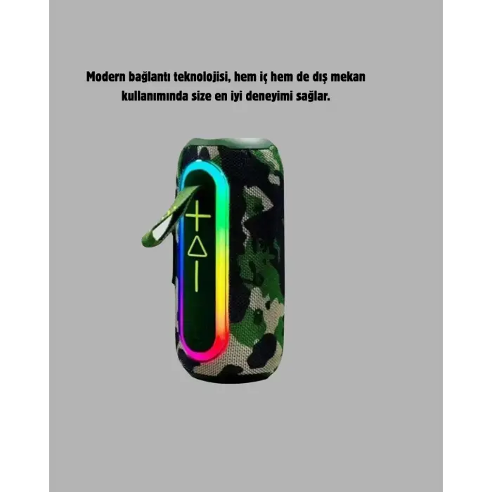Kablosuz Hoparlör – Bluetooth 5.1, Güçlü Bas ve 10 Metre Menzil