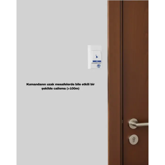 Kablosuz Kapı Zili Düzenli ve Konforlu Yaşam Alanları İçin Yeni Nesil