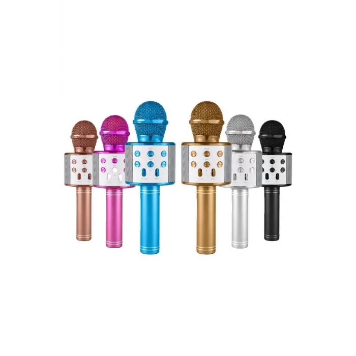 Kablosuz Karaoke Mikrofon, Müzik ve Ses Efektleri ile Eğlenceli Şarkı Söyleme Deneyimi