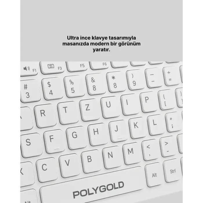 Kablosuz Klavye Mouse Takımı - Ergonomik Sessiz ve Enerji Tasarruflu