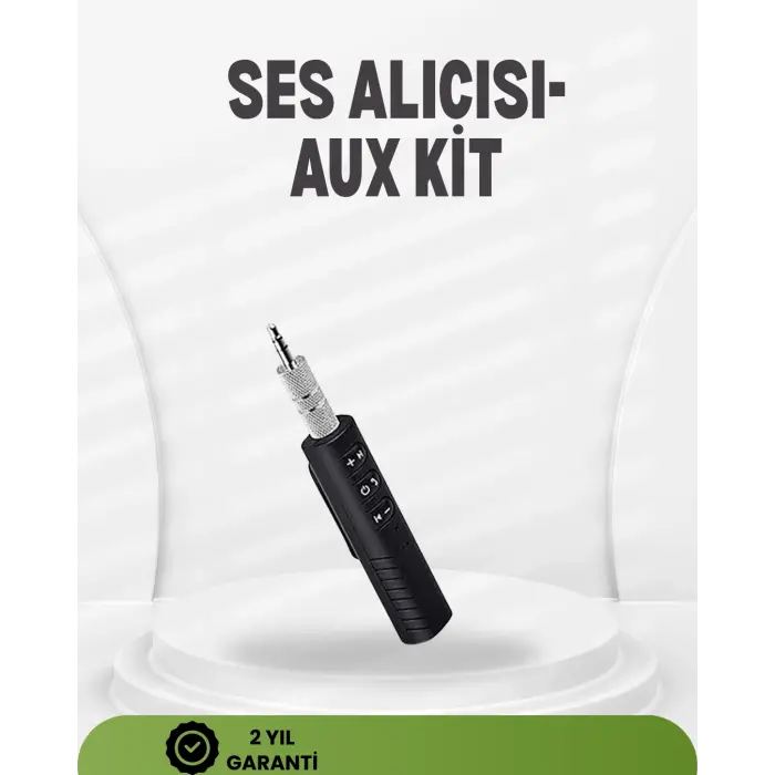 Kablosuz Ses Çözümü – 3.5mm Jaklı Bluetooth Müzik Alıcısı