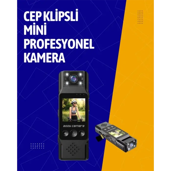 Kablosuz WiFi Bağlantılı Full HD Mini Kamera – Döngüsel Kayıt ve Hareket Algılama Özellikli