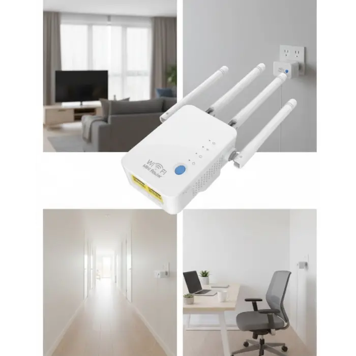 Kablosuz WiFi Tekrarlayıcı 300Mbps