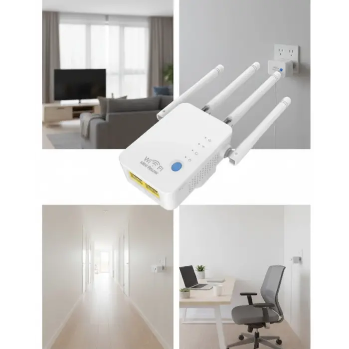 Kablosuz WiFi Tekrarlayıcı 300Mbps