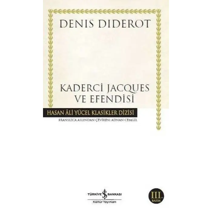 Kaderci Jacques ve Esi - Hasan Ali Yücel Klasikleri