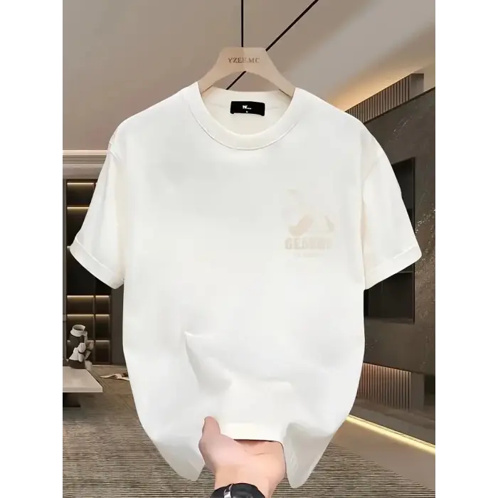 Kadın T-Shirt GANDHI The Project Baskılı Kısa Kollu tişört - Beyaz