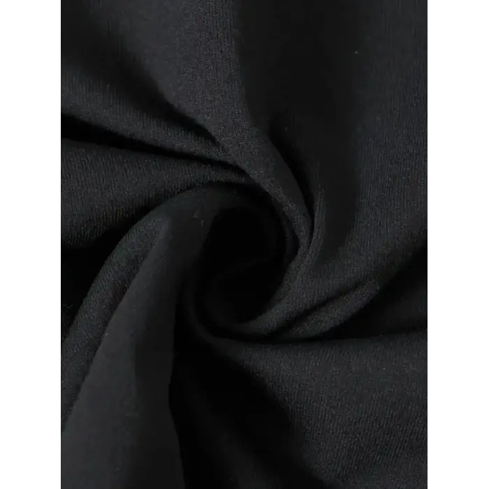 Kadın T-Shirt Ördek Baskılı Bisiklet Yakalı Kısa kol Tişört - Siyah