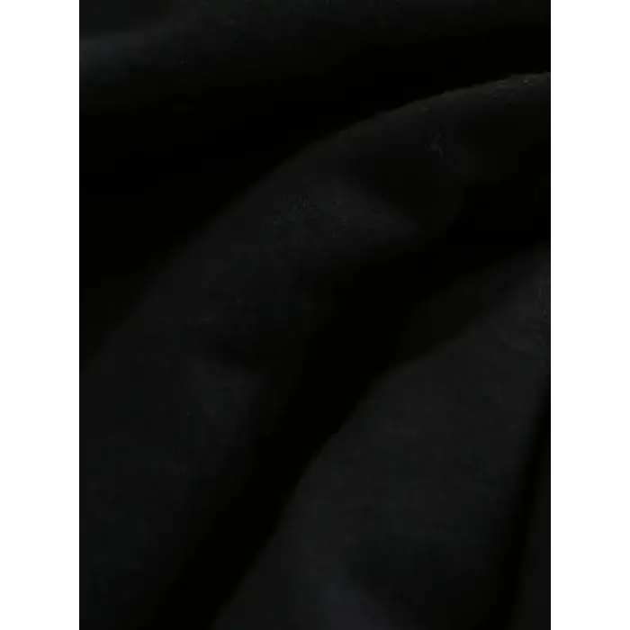 Kadın Baskılı Tişört Kısa Kol Bisiklet Yaka T-shirt - Siyah