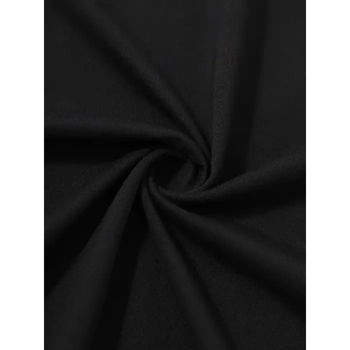 Erkek Kısa Kol Yazlık Tişört Bisiklet Yaka Baskılı Oversize T-Shirt - Siyah