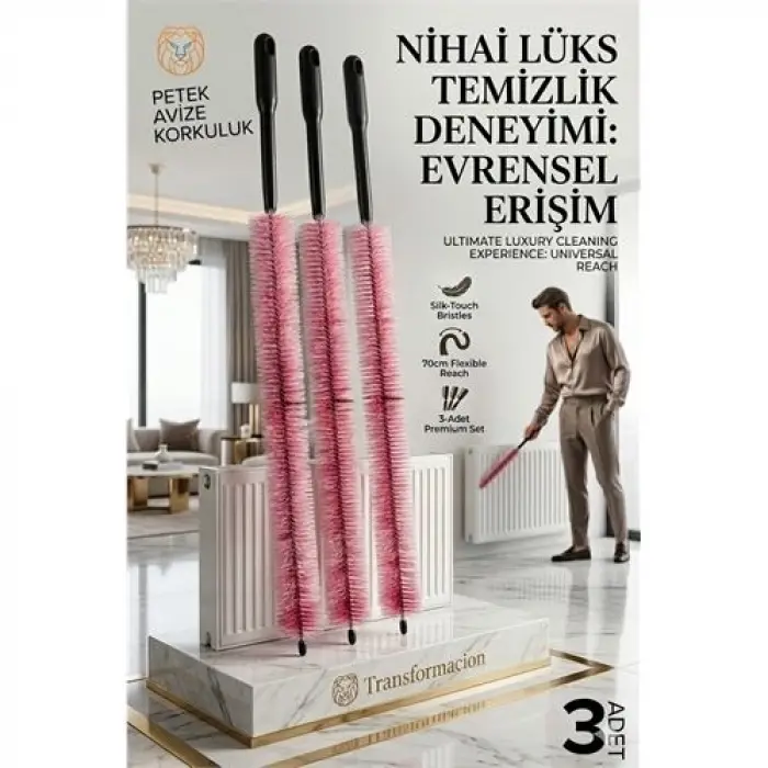 Kalorifer Petek Temizleme Fırçası 3 ADET 719753