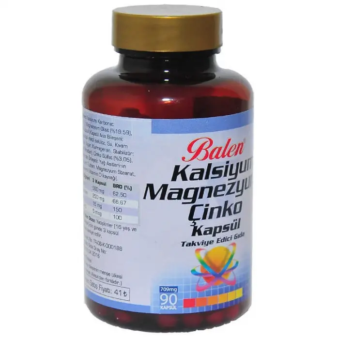 Kalsiyum Magnezyum Çinko 90