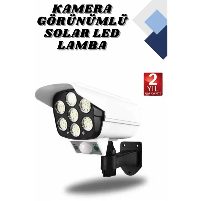 Kamera Görünümlü Led Lamba Dönebilen Bahçe Aydınlatması Duvar Lambası