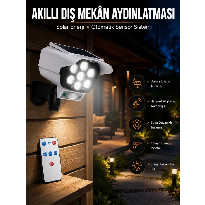 KAMERA GÖRÜNÜMLÜ SOLAR LAMBA