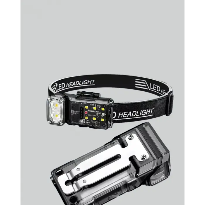 Kamp ve Outdoor İçin LED Far 10 Saat Pil Sensörlü Manyetik