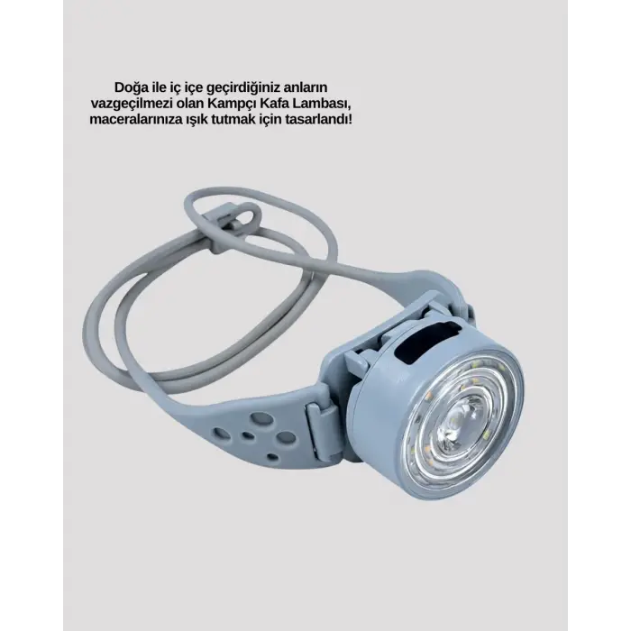 Kampçı Kafa Lambası Su Geçirmez Çok Modlu LED