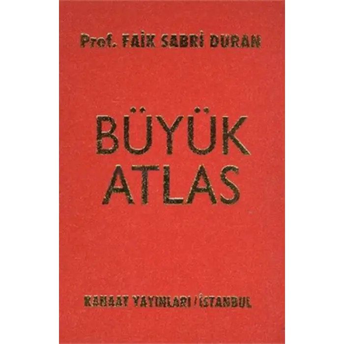 Kanaat Büyük Atlas (Ciltli)