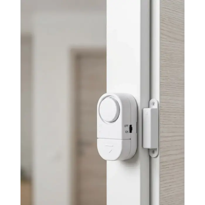 Kapı Pencere Alarmı Manyetik Sensörlü 90 dB Güçlü Sesli Güvenlik Alarm Sistemi