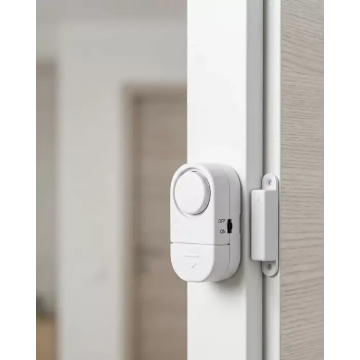 Kapı Pencere Alarmı Manyetik Sensörlü 90 dB Güçlü Sesli Güvenlik Alarm Sistemi