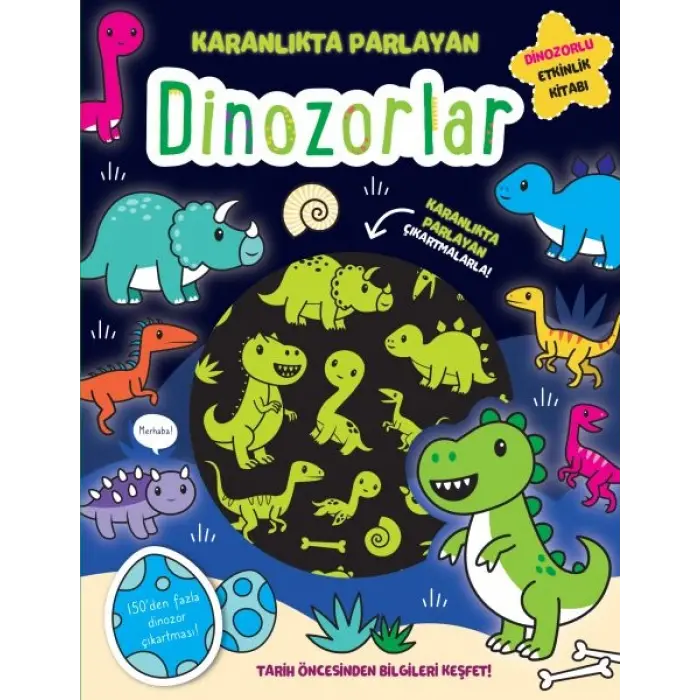 Karanlıkta Parlayan lar - Dinozorlar (Parlayan Çıkartmalar)