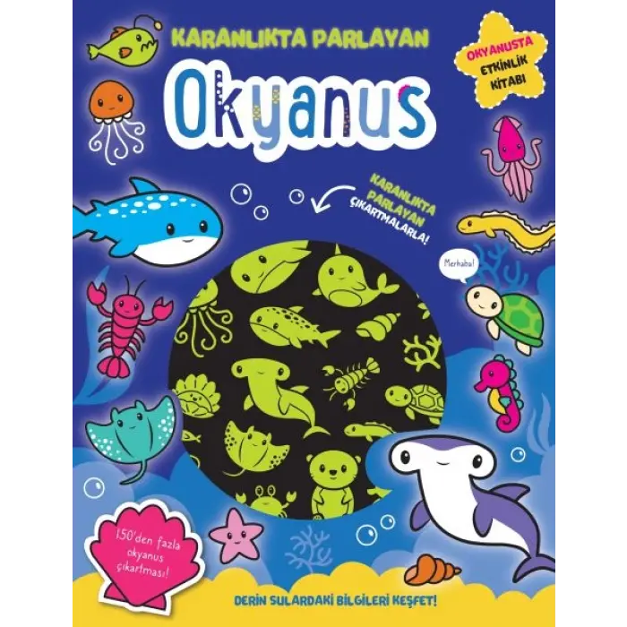 Karanlıkta Parlayan lar - Okyanus (Parlayan Çıkartmalar)