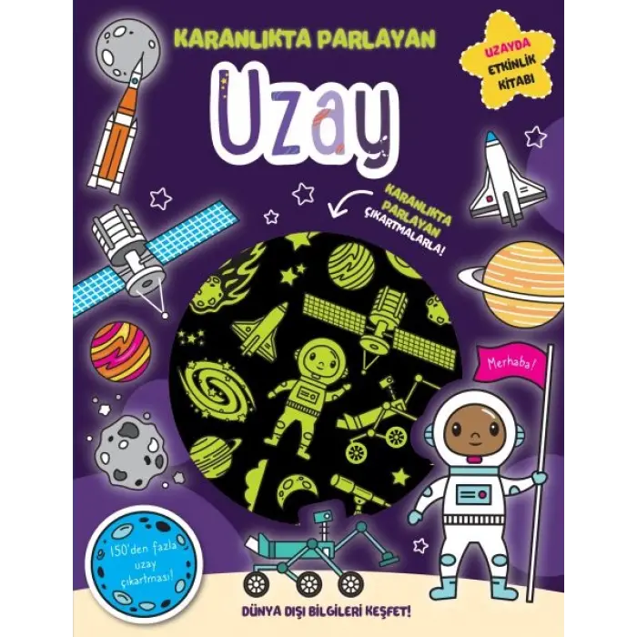 Karanlıkta Parlayan lar - Uzay (Parlayan Çıkartmalar)