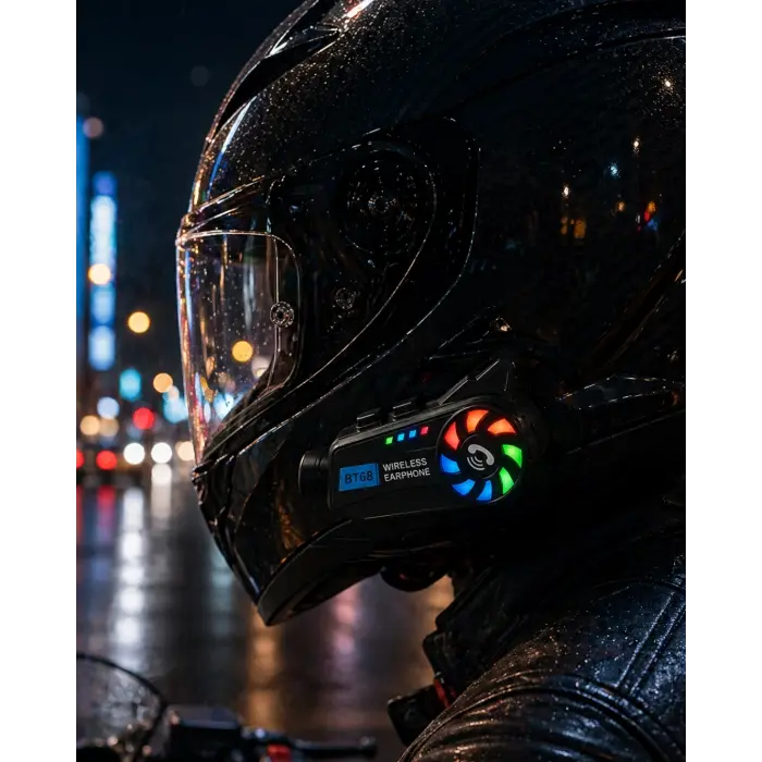 Kask Üstü Kamera Bluetooth Müzik ve Çağrı Özellikli Geniş Açılı Lens